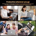 jumper Laptop, 12GB RAM 640GB ROM, Office 365-1 Year 5305U Processor, 15.6 Inch Computer, FHD IPS Screen, 38Wh Battery, 2 Stereo Speakers, USB3.0 * 2, HDMI.