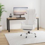 GTRACING GT205 White Gaming Chair with Faux Leather