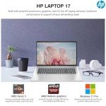 HP 2025 17 Inch Laptop Computer, 17.3 IPS FHD Business Laptop PC, AMD Ryzen 5 6-Core, 64GB RAM 2.5TB Storage (2TB SSD+512GB Docking Set), Windows 11 Pro Lifetime Office, 10-Key Number Pad