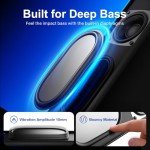 Nylavee Computer Speakers, Hi-Fi Stereo Sound PC Speakers with 9 LED Lighting Modes, Bass Boost, USB/USB-C Powered and 3.5mm Wired Connection for Desktop, PC, MacBook, Laptop, Monitor, Gaming