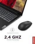 Lenovo 530 Wireless Mouse – Full Size Computer Mouse for PC, Laptop, Windows Computer - 2.4 GHz Nano USB Receiver - Ambidextrous Design - 12 Months Battery Life – Cordless