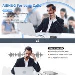 AIRHUG Conference Speaker and Microphone, Bluetooth Speakerphone with 360° Voice Pickup, Advanced Noise Reduction, USB-C Plug & Play, Compatible with Zoom and MS Team
