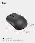 Lenovo 530 Wireless Mouse – Full Size Computer Mouse for PC, Laptop, Windows Computer - 2.4 GHz Nano USB Receiver - Ambidextrous Design - 12 Months Battery Life – Cordless