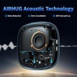 AIRHUG Conference Speaker and Microphone, Bluetooth Speakerphone with 360° Voice Pickup, Advanced Noise Reduction, USB-C Plug & Play, Compatible with Zoom and MS Team