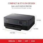 Canon PIXMA TS6420a All-in-One Wireless Inkjet Printer [Print, Copy, Scan], Works with Alexa