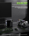 GMKtec Mini PC Gaming, M7 AMD Ryzen 7 PRO 6850H (8C/16T 4.70Ghz) Dual NIC LAN 2.5G Desktop Computer, 32GB DDR5 RAM + 512GB Hard Drive PCle SSD, Dual USB4, HDMI 2.1, USB-C
