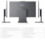 Lenovo ThinkCentre All-in-One Desktop Computer, 24" FHD IPS Display, 5-core Intel U300 Processor, 16GB DDR5, 512GB SSD, Wi-Fi 6, USB-C, HDMI in&Out, Wired KB&Mouse, Windows 11 Pro