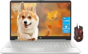 HP 2023 15.6" HD Touchscreen Laptop, Intel Core i3-1215U (Beat i5-1135G7), 32GB RAM, 1TB SSD, Intel UHD Graphics, WiFi, Bluetooth, HDMI, USB-A&C, Long Battery Life, Windows 11 Home, Silver