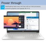 HP 2023 15.6" HD Touchscreen Laptop, Intel Core i3-1215U (Beat i5-1135G7), 32GB RAM, 1TB SSD, Intel UHD Graphics, WiFi, Bluetooth, HDMI, USB-A&C, Long Battery Life, Windows 11 Home, Silver