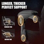 GTPLAYER Gaming Chair, Breathable Mesh Game Chair with Wider Cushion, Ergonomic Gamer Chair with Lumbar Support and Footrest, Height Adjustable Computer Office Chair for Adults(White)