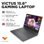 HP Victus 15 Gaming Laptop (15.6" FHD 144Hz IPS, AMD Ryzen 5 7535HS, 32GB DDR5 RAM, 1TB PCle SSD, (Radeon RX 6550M 4GB Beat RTX3050)) Backlit KB, Wi-Fi 6, Webcam, Ethernet, Win 11 Home