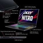 Acer Nitro 5 AN515-46-R0EQ Gaming Laptop | AMD Ryzen 7 6800H Octa-Core CPU | NVIDIA GeForce RTX 3070 Ti Laptop GPU | 15.6" QHD FreeSync 165Hz IPS | 32GB DDR5 | 1TB Gen 4 SSD | Wi-Fi 6E | RGB Backlit