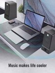 OROW USB Computer Speakers,Hi-Fi Stereo PC Speakers,16W Desktop Speaker,Built-in DSP Sound Chip, Deep Bass&Pure Vocal,Laptop Speakers with Headphone Jack(S203)