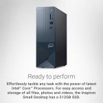Dell Inspiron 3030s Small Desktop - Intel Core i5-14400 Processor, 16GB DDR5 RAM, 512GB SSD, Intel UHD 730 Graphics, Windows 11 Home, Onsite Migrate Support - Mist Blue