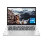 HP 17.3 inch Laptop, FHD Display, Intel Core i5-1334U, 16 GB RAM, 512 GB SSD, Intel Iris Xe Graphics, Windows 11 Home, Natural Silver, 17-cn3399nr