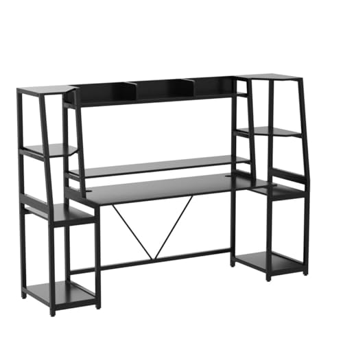 SEDETA 78.8'' LED Gaming Desk with Storage