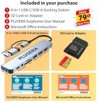 HP 15.6" Touchscreen Business Laptop, 32GB RAM 1.5TB Storage (1TB SSD+512GB Docking Station Set), 6-Cores Intel Core i3, Windows 11 Pro with Microsoft Office Included, PLUSERA Earphones, Silver