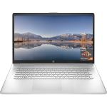 HP 17 Laptop, 17.3" FHD IPS Display, AMD Ryzen 5 5500U (Beat i7-11370H), 16GB RAM, 1TB SSD, AMD Radeon Graphics, Bluetooth, Webcam, HDMI, Windows 11 Home in S Mode, Natural Silver