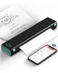 Phomemo Portable Printers Wireless for Travel, M08F Thermal Bluetooth Printer Support for 8.5"x11" US Letter, Small Inkless Printer Compatible with iOS, Android, Laptop for Car, Office, Home