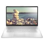 HP 17 Laptop, 17.3" FHD Screen, AMD Ryzen 5 5500U, 16GB SSD, 1TB SSD, Webcam, HDMI, Fingerprint Reader, Wi-Fi, Windows 11 Home, Silver