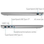 HP 17 Laptop, 17.3" FHD Screen, AMD Ryzen 5 5500U, 16GB SSD, 1TB SSD, Webcam, HDMI, Fingerprint Reader, Wi-Fi, Windows 11 Home, Silver
