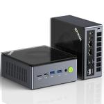 GMKtec Mini PC Gaming, M7 AMD Ryzen 7 PRO 6850H (8C/16T 4.70Ghz) Dual NIC LAN 2.5G Desktop Computer, 32GB DDR5 RAM + 512GB Hard Drive PCle SSD, Dual USB4, HDMI 2.1, USB-C