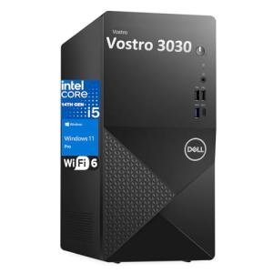 Dell Desktop Computers Tower PC for Home Business Student, 14th Gen Intel Core i5-14400 (Beat i7-13620H), 32GB DDR5 RAM, 1TB PCIe SSD, WiFi Adapter, DisplayPort, HDMI, Type-C, Windows 11 Pro