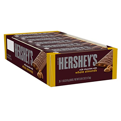 HERSHEY'S Milk Chocolate Almond Bars - 36 Count