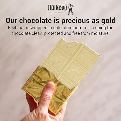 Milkboy Swiss Premium White Chocolate Bar 3.5 oz