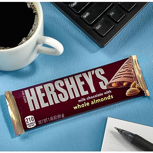 HERSHEY'S Milk Chocolate Almond Bars - 36 Count