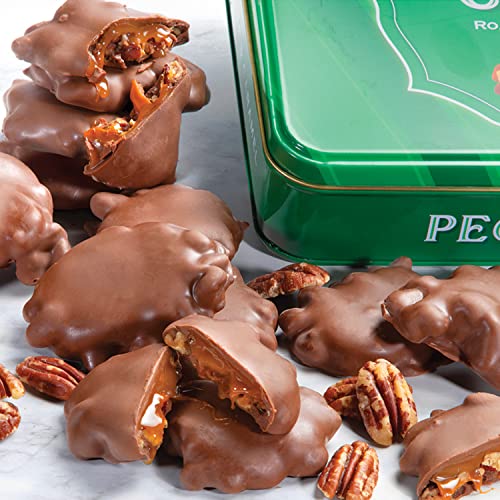 Milk Chocolate Caramel Pecan Clusters Gift Tin