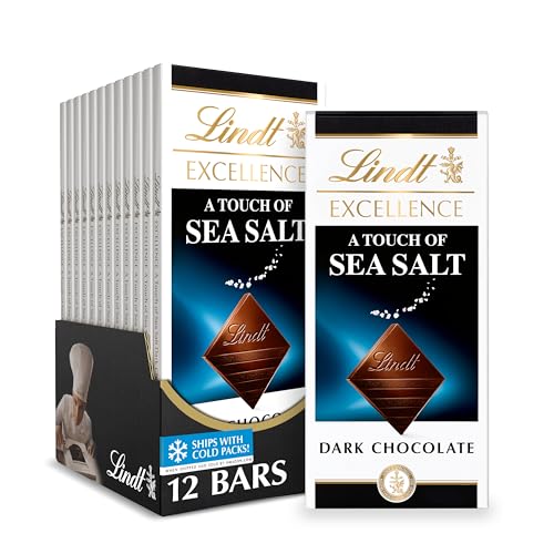 Lindt EXCELLENCE Sea Salt Dark Chocolate Bar