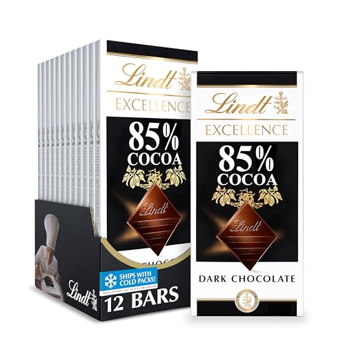 Lindt EXCELLENCE 85% Dark Chocolate Bar (12 Pack)