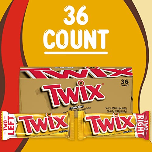 TWIX Full-Size Caramel Chocolate Treats - 36 Count