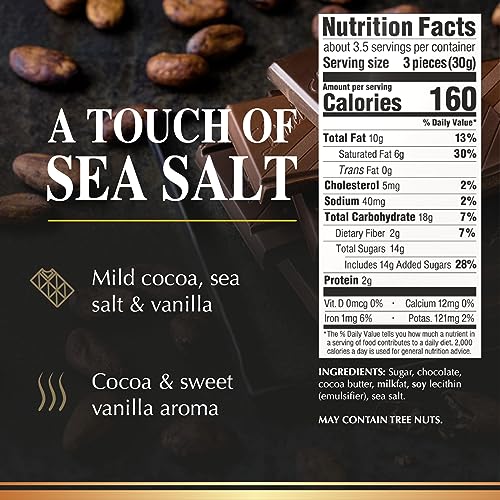 Lindt EXCELLENCE Sea Salt Dark Chocolate Bar