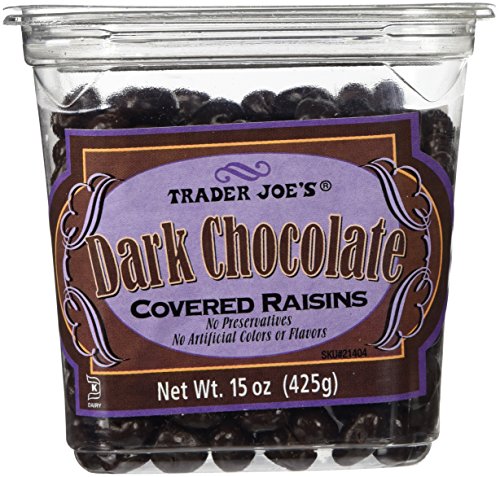 Dark Chocolate-Covered Raisins by Trader Joe's