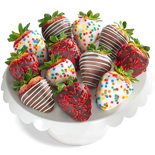 Happy Birthday Chocolate-Dipped Strawberry Gift Box