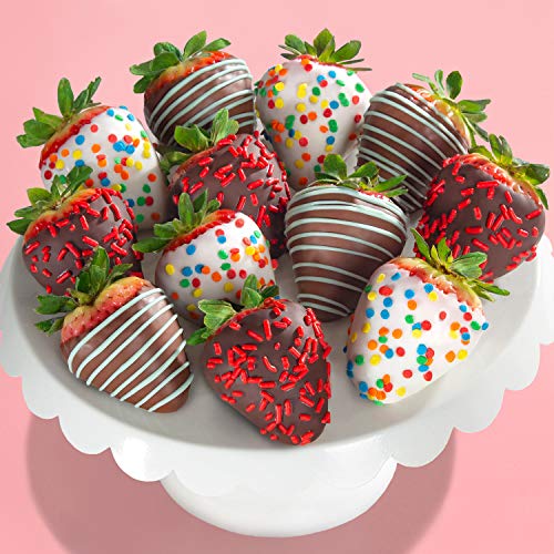 Happy Birthday Chocolate-Dipped Strawberry Gift Box