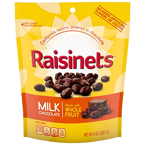 Milk Chocolate-Covered California Raisins - Bulk Pack
