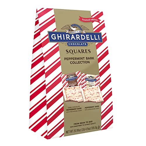 Ghirardelli Peppermint Bark Chocolate Squares 20.99 oz