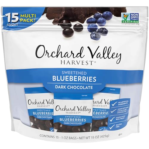 Gourmet Dark Chocolate-Covered Blueberries, 1 Ounce