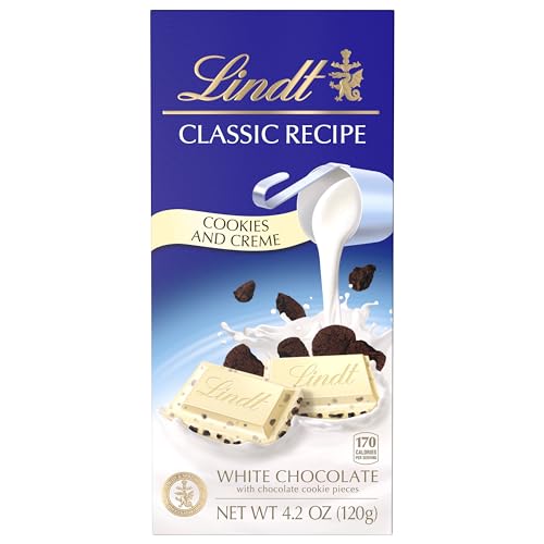 Lindt Cookies and Creme White Chocolate Bar 12-Pack