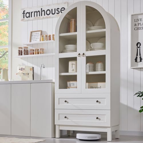 Modern Farmhouse 71" Tall Kitchen Pantry Cabinet