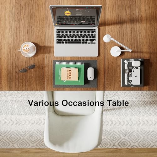 Walnut Extendable 63" Modern Farmhouse Dining Table