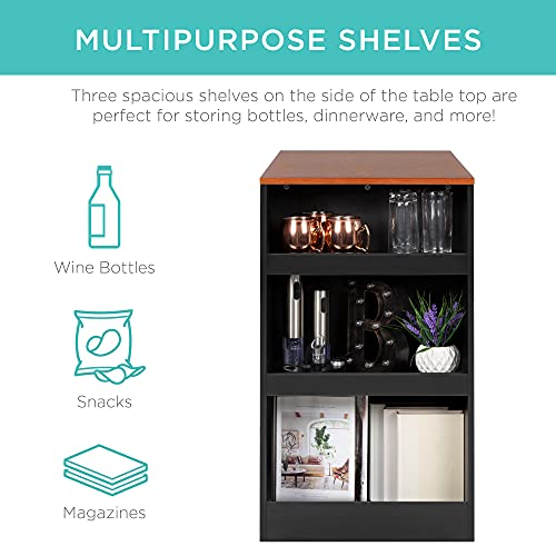 3-Piece Wooden Counter Height Dining Set - Espresso