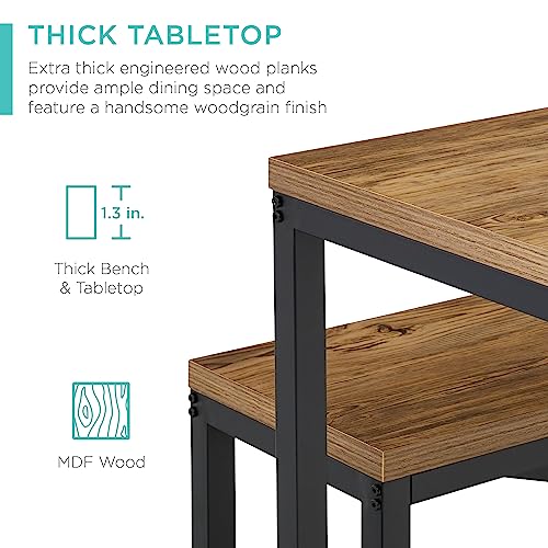 3-Piece Space-Saving Dining Set for 4