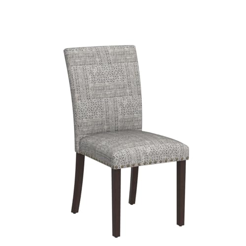 Boho Upholstered Parsons Dining Chairs Set of 4