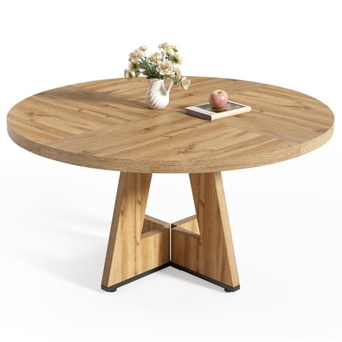 LITTLE TREE 47-Inch Round Dining Table for 4-6