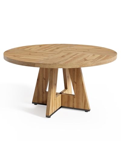 LITTLE TREE 47-Inch Round Dining Table for 4-6
