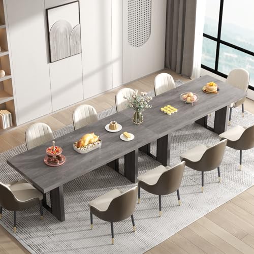 Rustic 70.8 Inch Farmhouse Dining Table for 6-8